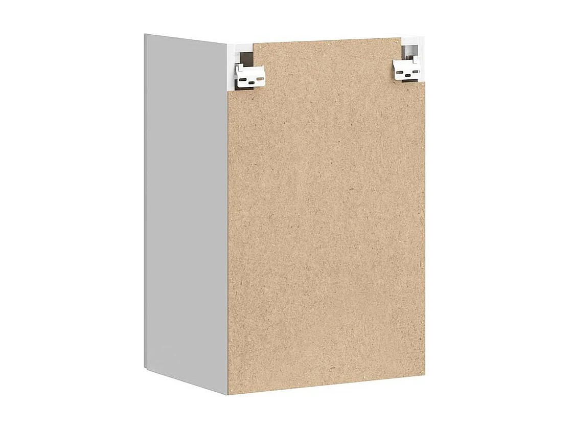 Armoire murale de cuisine Porto blanc bois d'ingénierie