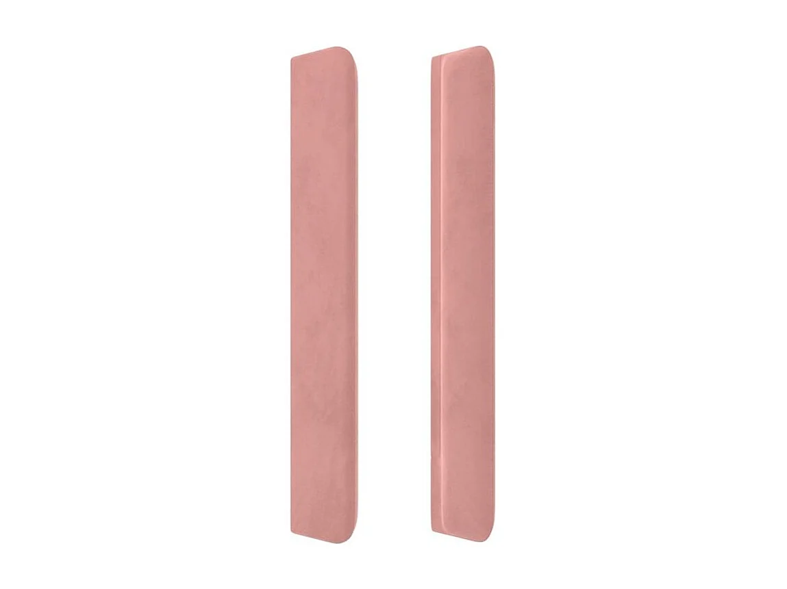 Tête de lit à LED Rose 93x16x118-128 Velours