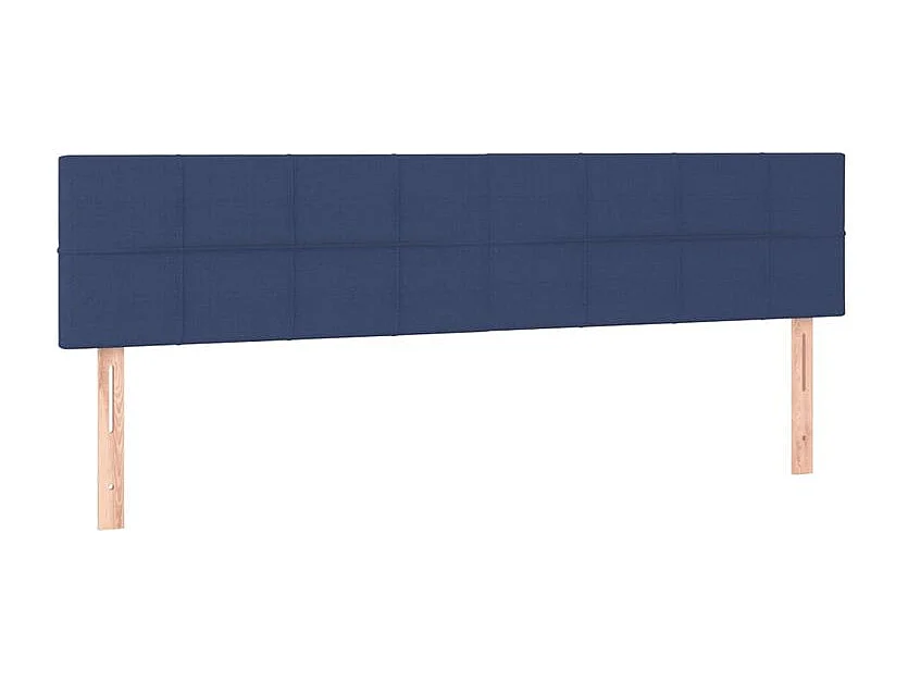Tête de lit à LED Bleu 200x5x78-88 Tissu