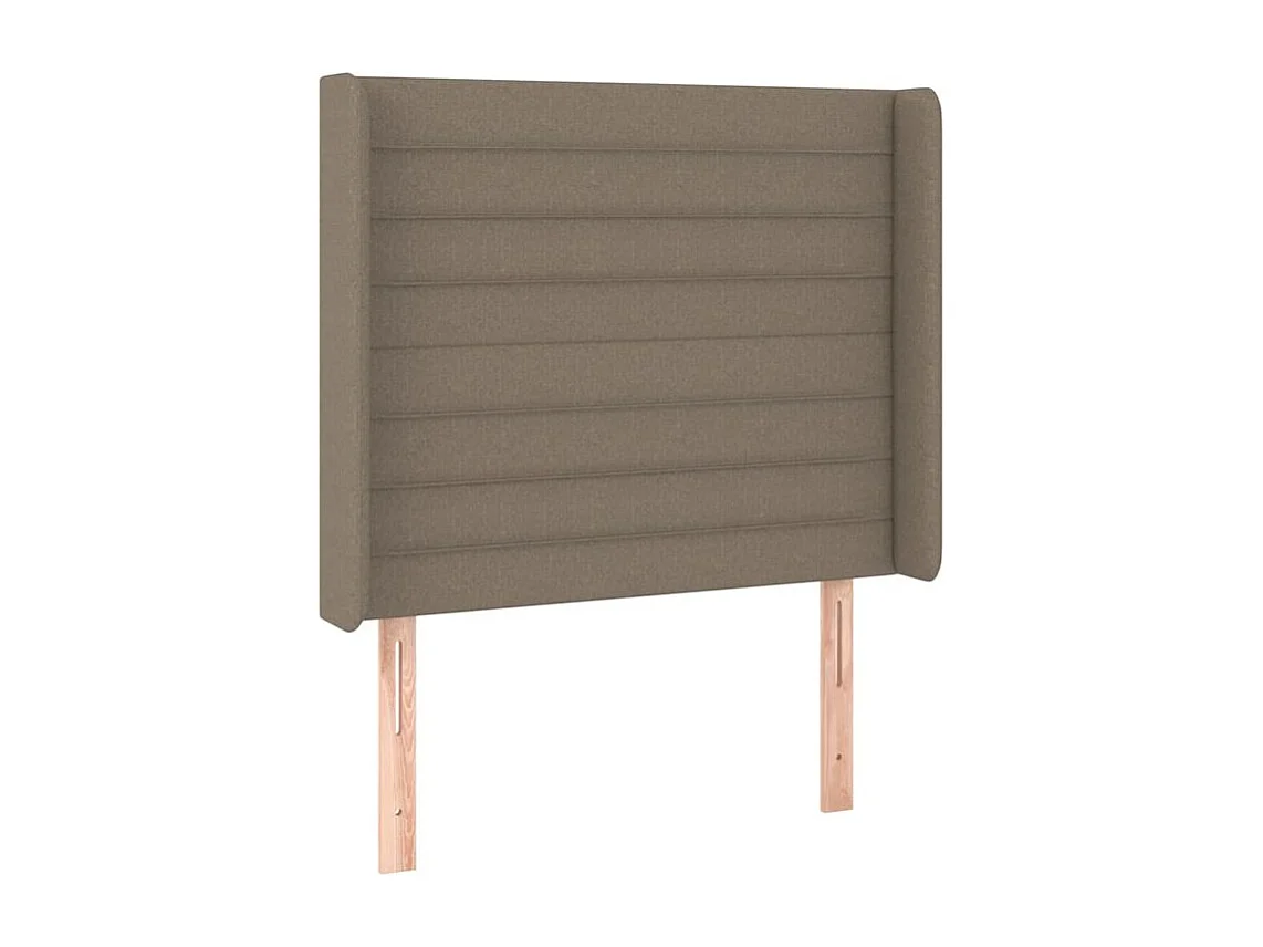 Tête de lit à LED Taupe 83x16x118-128 Tissu