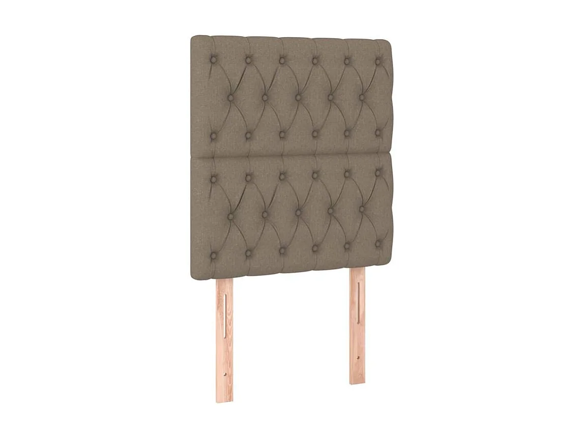Tête de lit à LED Taupe 80x7x118-128 Tissu