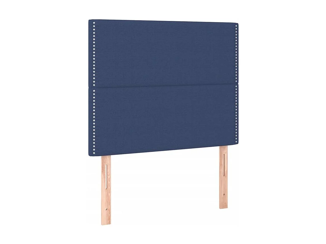 Tête de lit à LED Bleu 100x5x118-128 Tissu