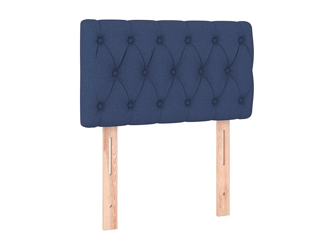 Tête de lit à LED Bleu 80x7x78-88 Tissu