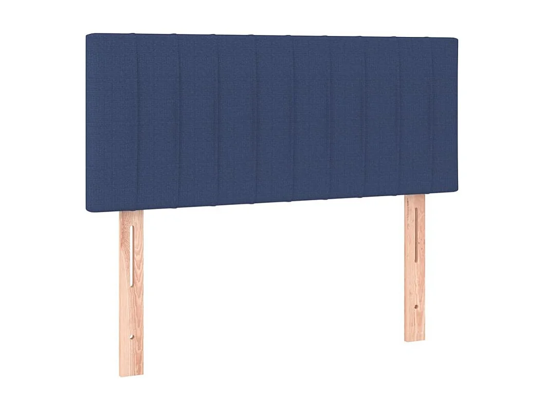 Tête de lit à LED Bleu 100x5x78-88 Tissu