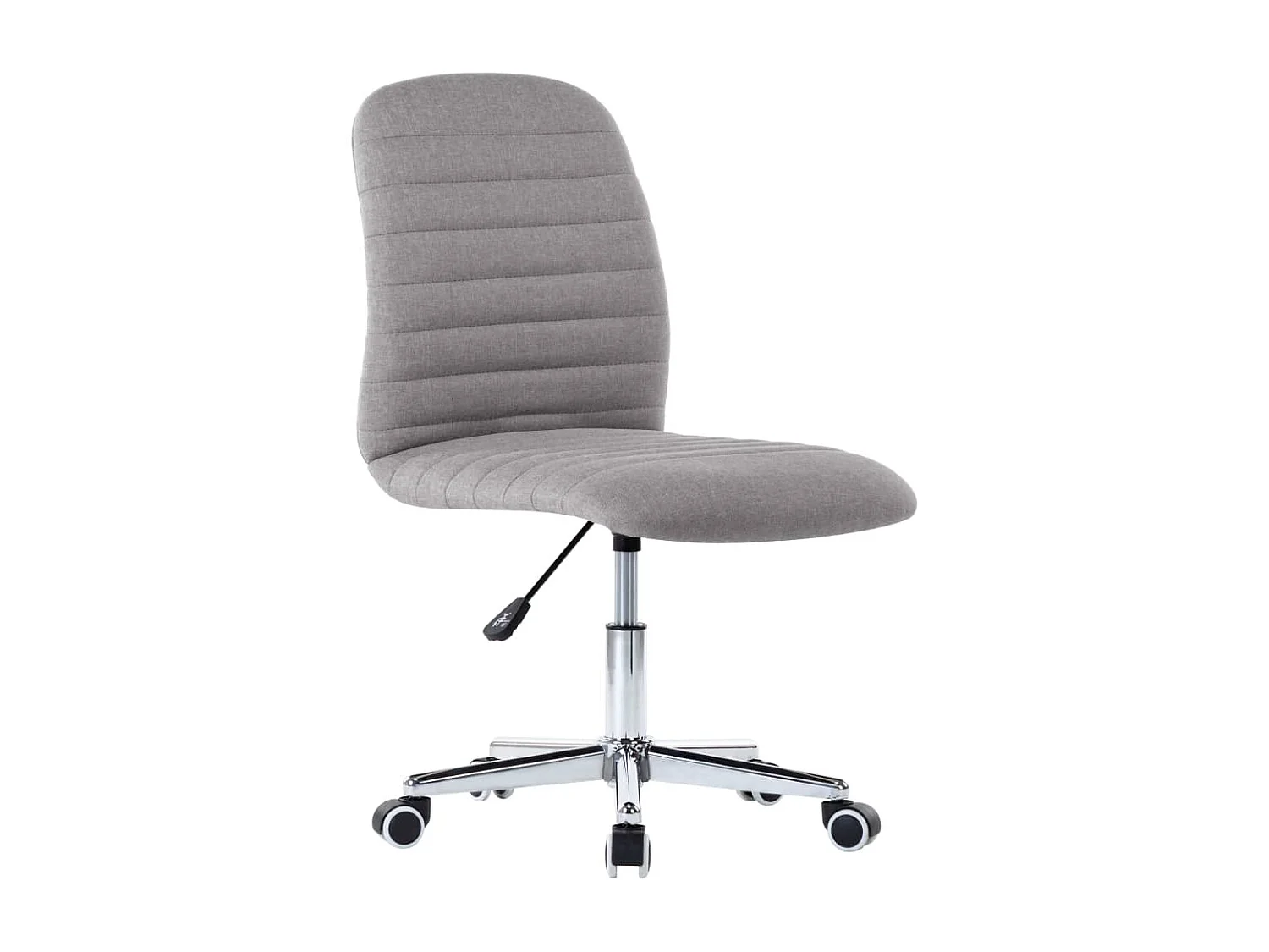 Chaise de salle à manger 6 pc Gris clair Tissu 26