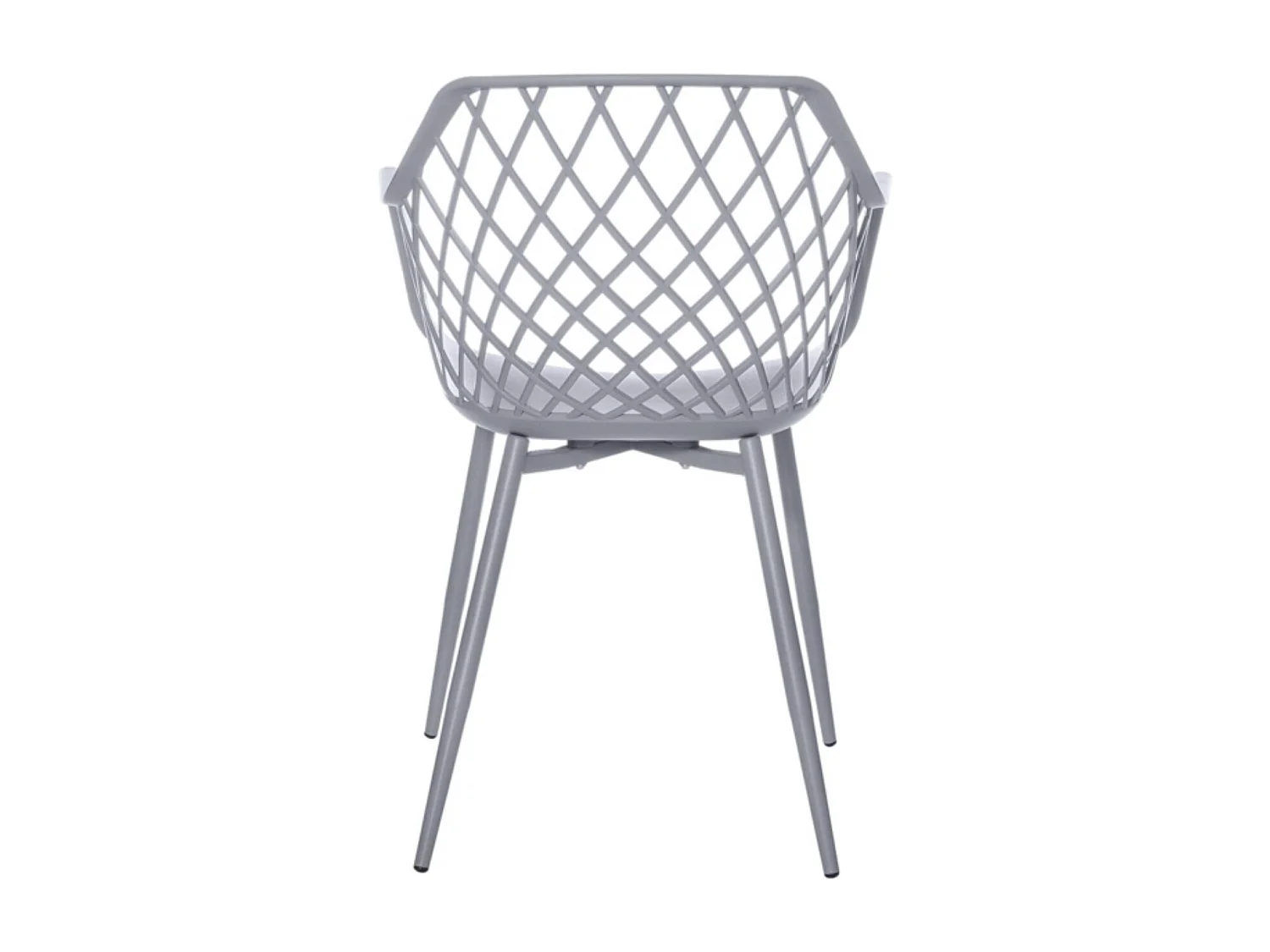 Chaise avec accoudoir polypropylène karlo-Vert amande