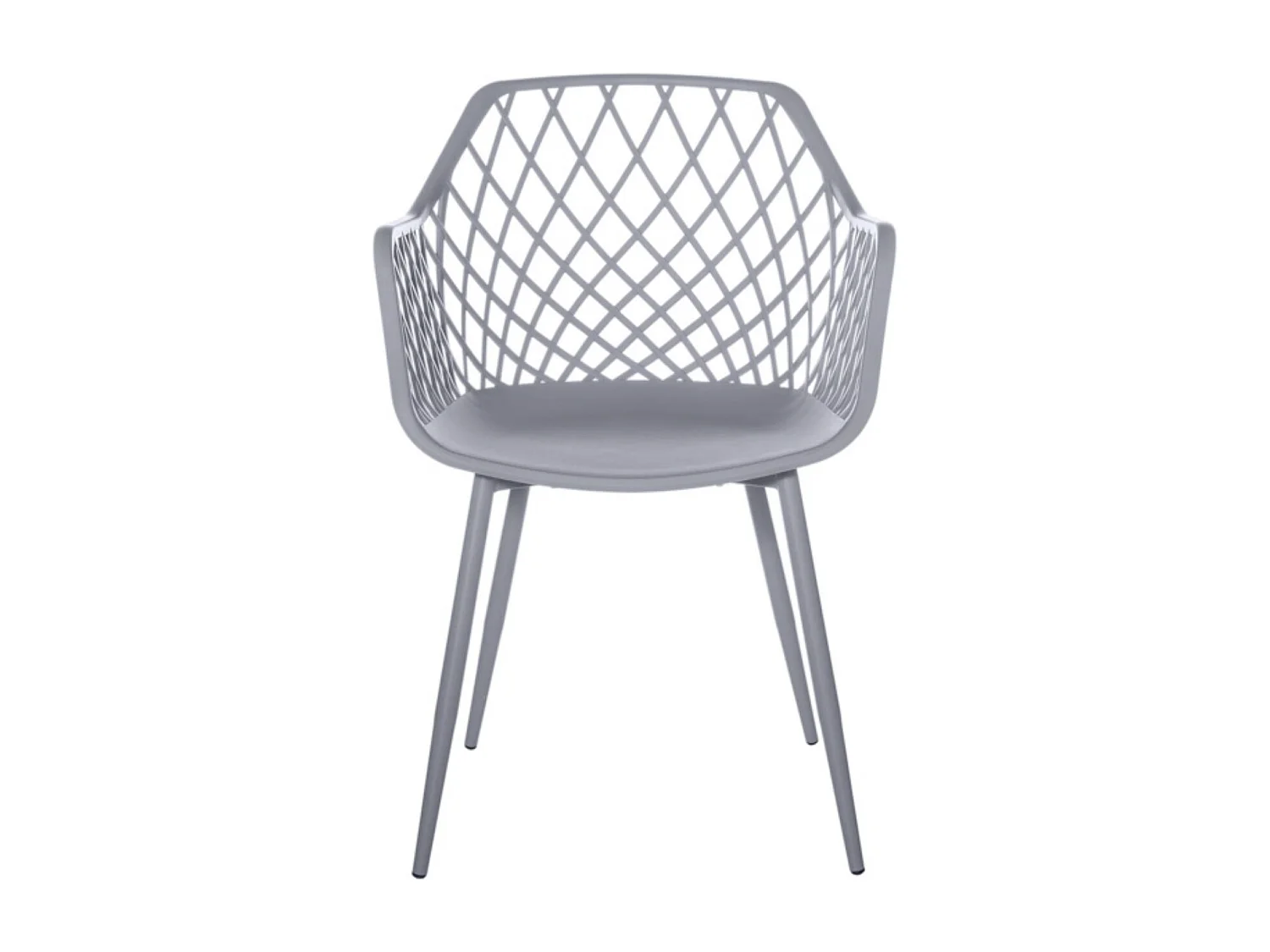 Chaise avec accoudoir polypropylène karlo-Vert amande