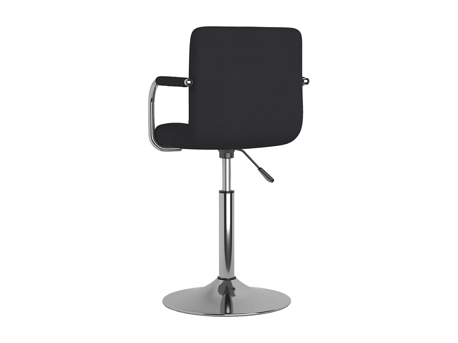 Chaise de salle à manger Tissu Noir 4