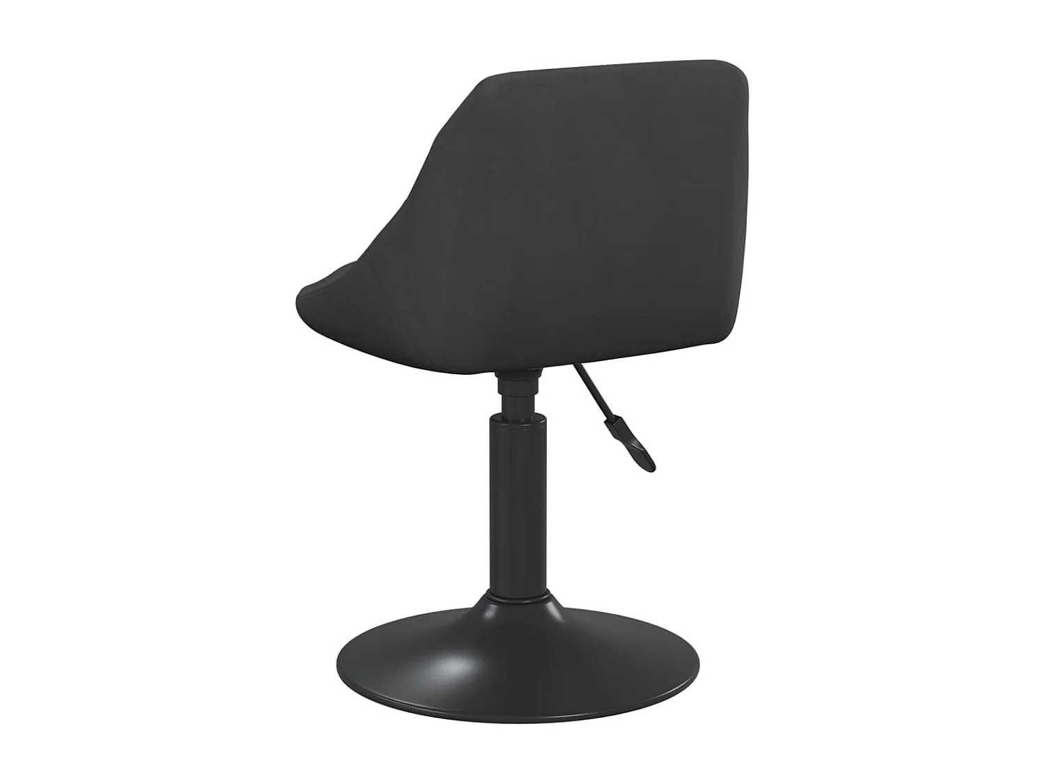 Chaise de salle à manger Noir Velours 8