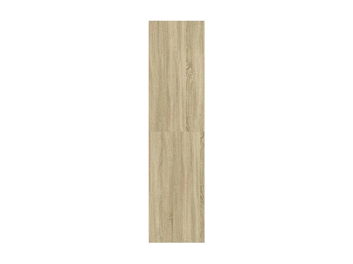 Armoire dressing 1 penderie 2 tiroir 80cm - Collection Kodok-Chêne clair