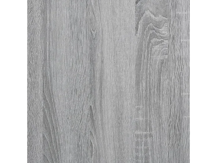 Armoire dressing 2 penderie 1 étagère 80cm - Collection Laker-Chêne gris