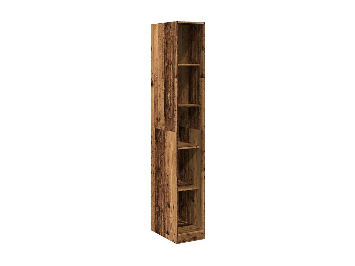 Armoire dressing 4 étagère 30cm - Collection Taken-Marron noisette