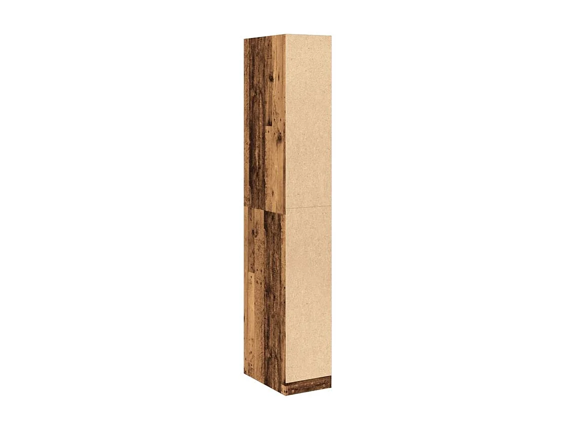 Armoire dressing 4 étagère 30cm - Collection Taken-Marron noisette