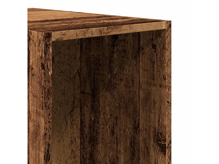 Armoire dressing 4 étagère 30cm - Collection Taken-Marron noisette