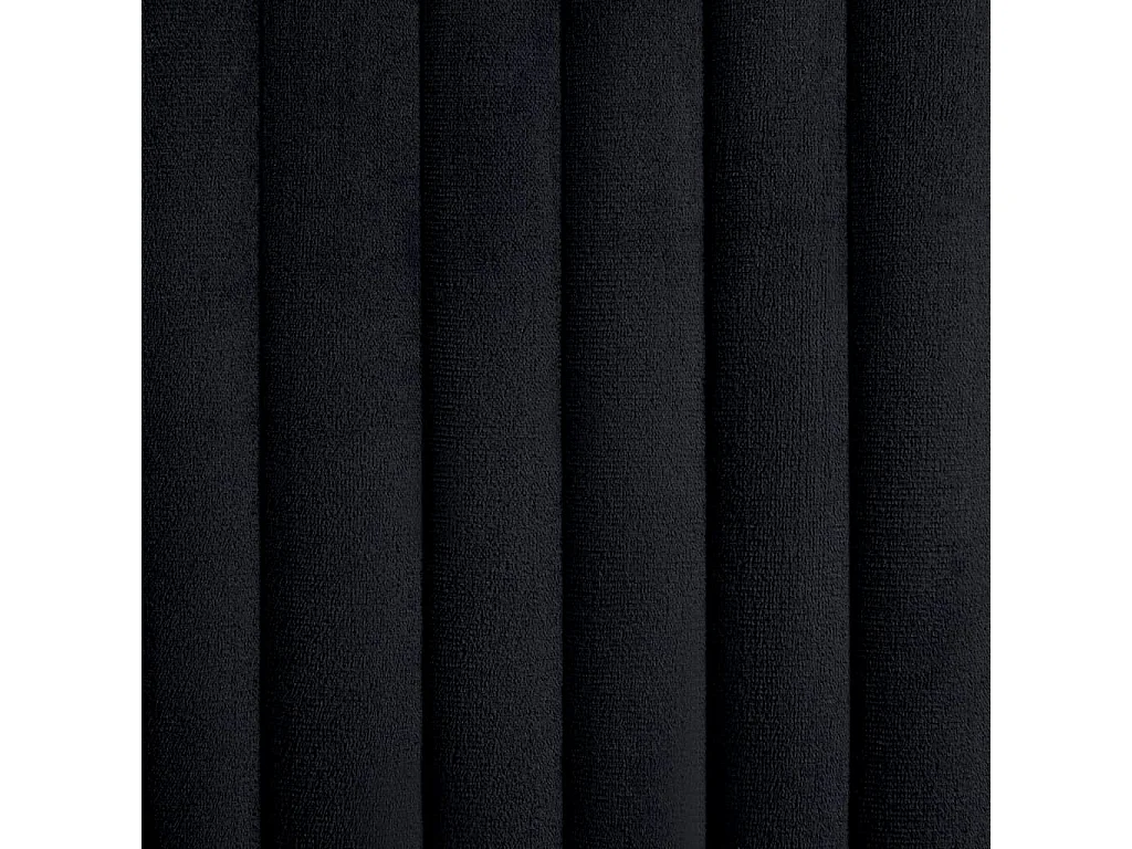 Chaise de salle à manger 6 pc Noir Velours 8