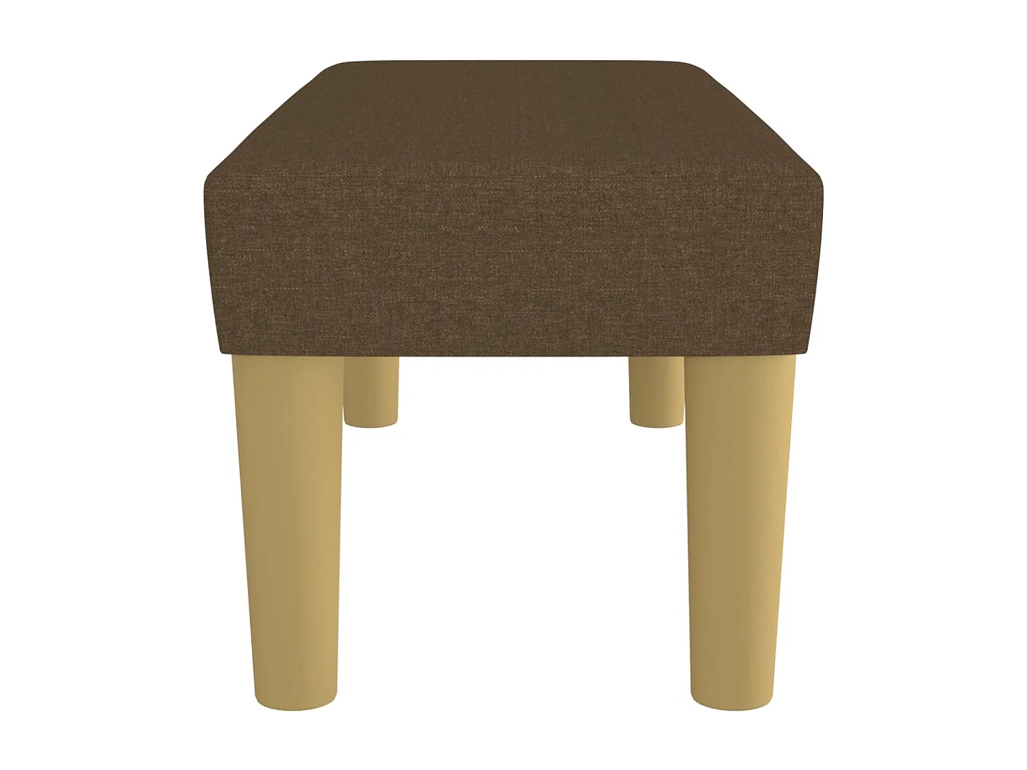 Banc Marron foncé 70x30x30 Tissu