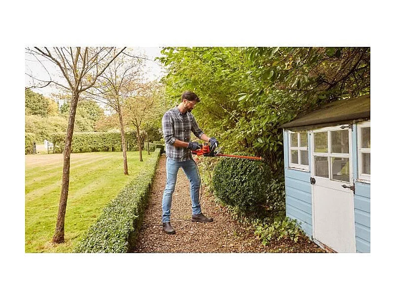 Elektrische Heggenschaar BLACK+DECKER 600W Mes 60 cm Diamantgeslepen Laser BEHTS501-QS Comfort & Snijden Tot 35 mm