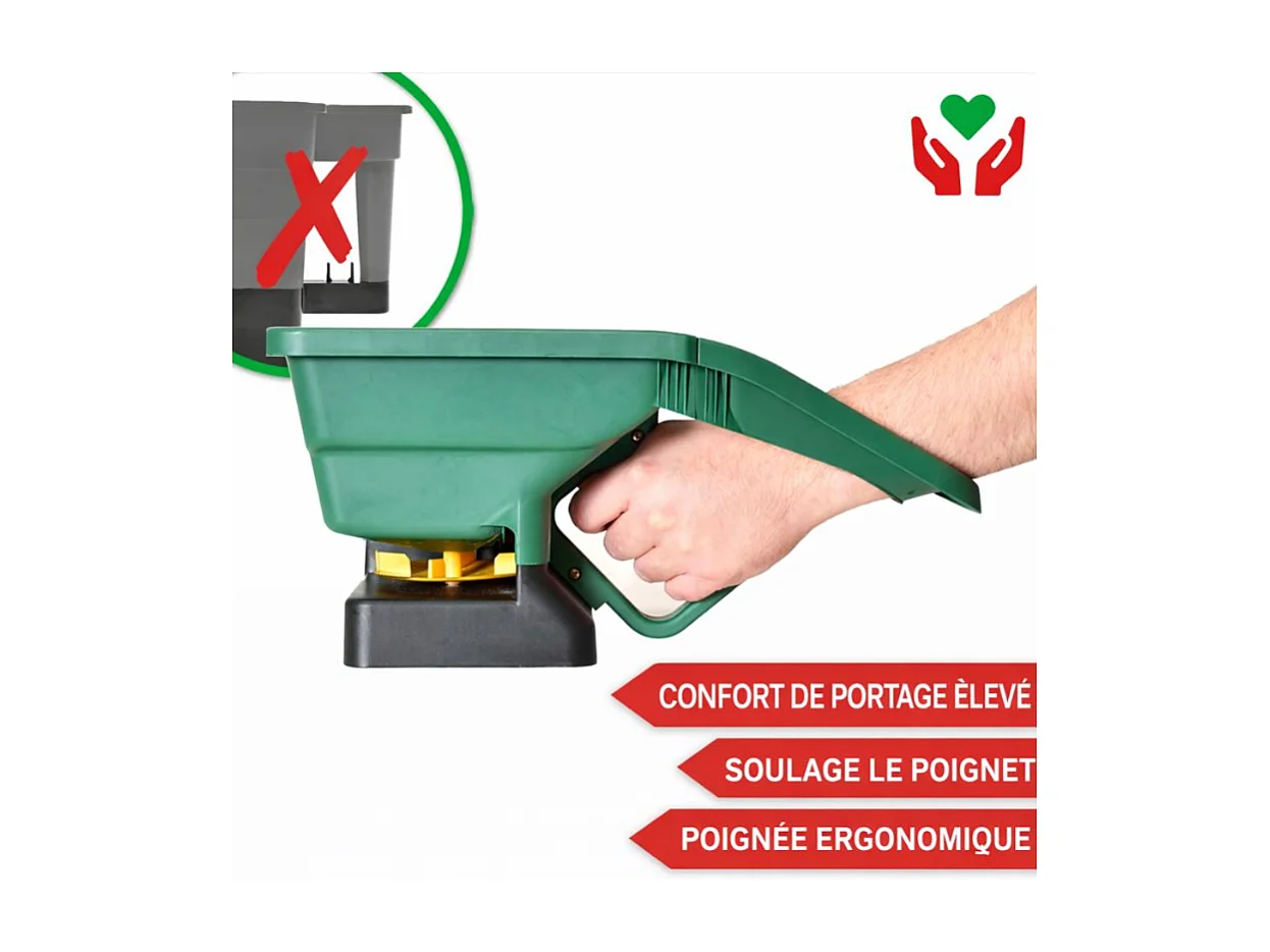 Épandeur universel á main de haute qualité avec réservoir de 3L HS30