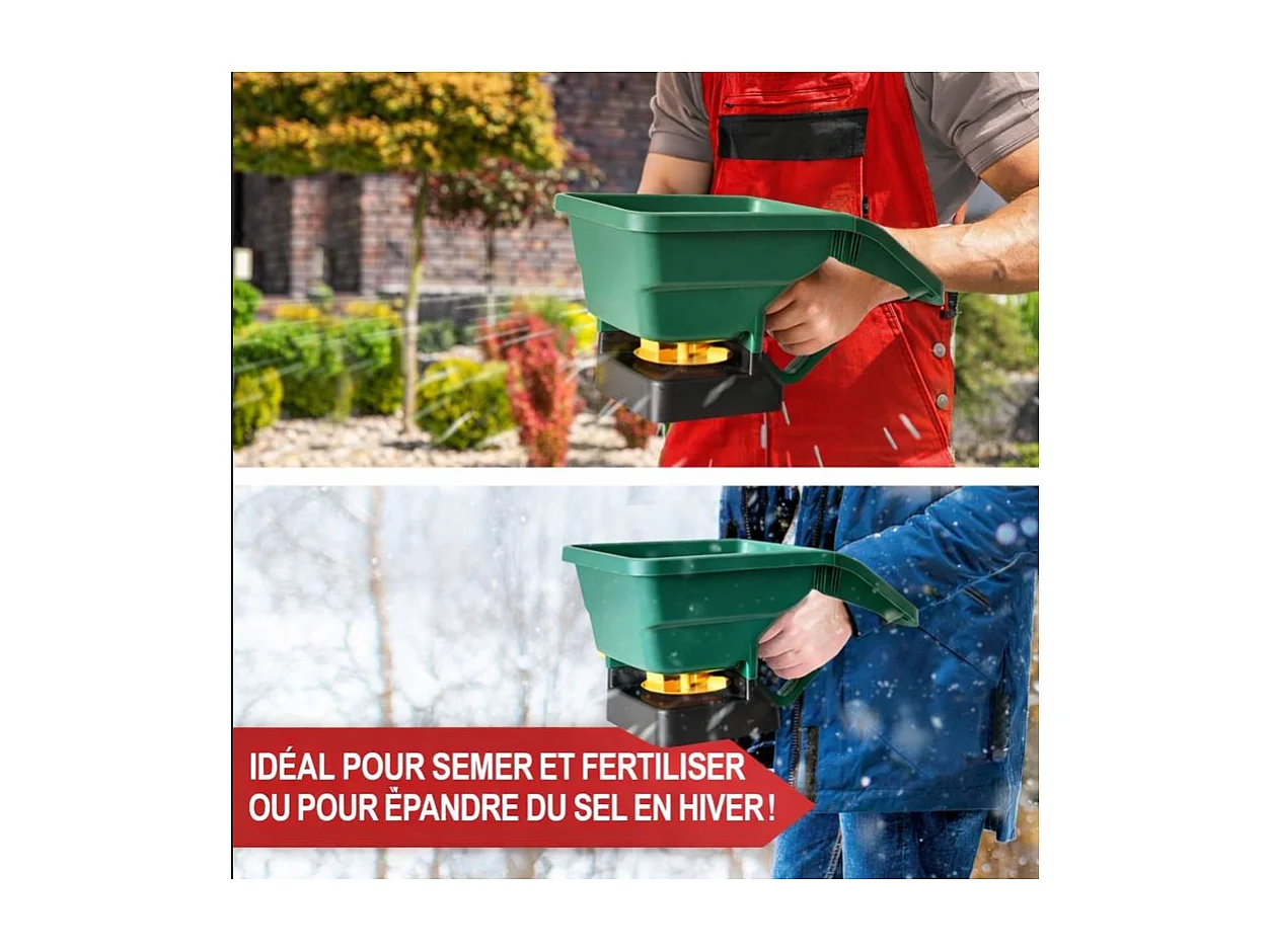 Épandeur universel á main de haute qualité avec réservoir de 3L HS30