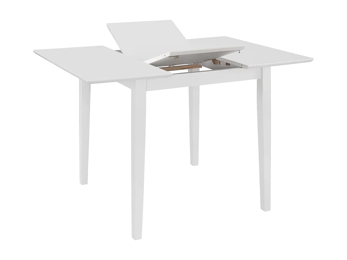 Mobilier de salle à manger 5 pc MDF Blanc