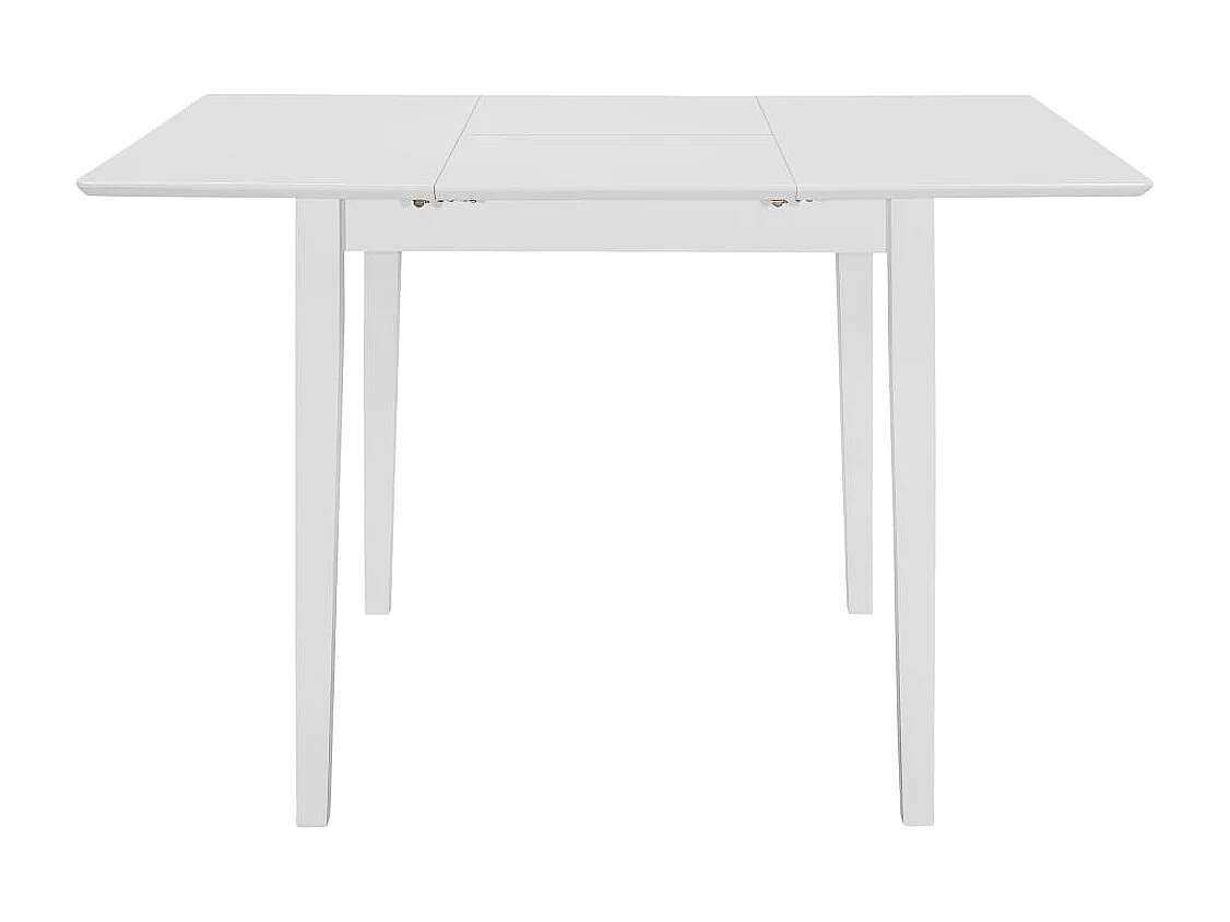 Mobilier de salle à manger 5 pc MDF Blanc