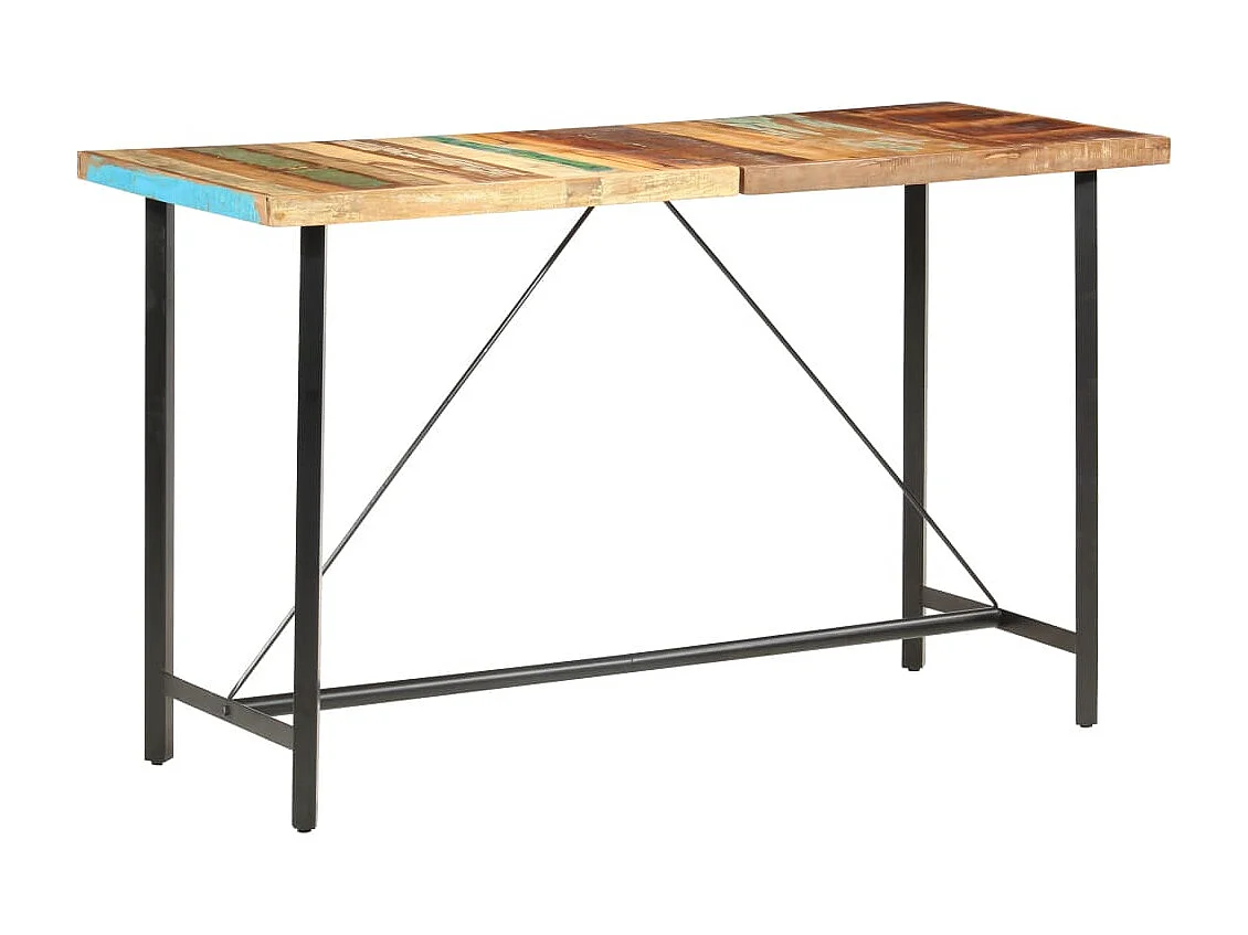 Ensemble de bar 9 pc Bois de récupération massif