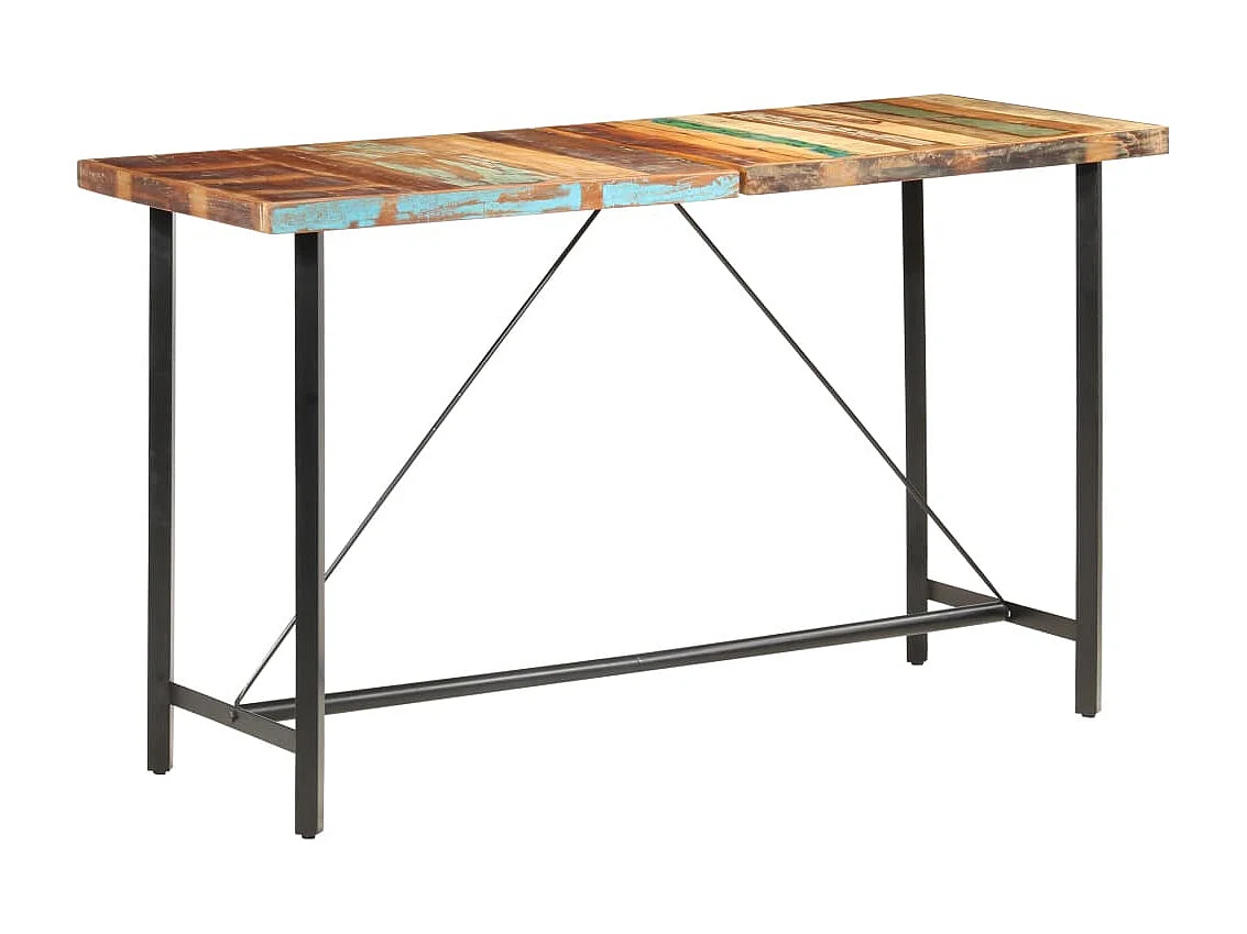 Ensemble de bar 9 pc Bois de récupération massif