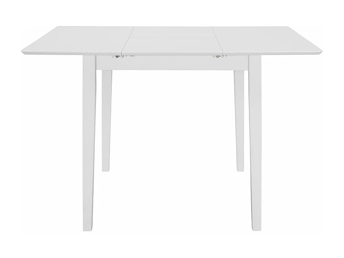 Mobilier de salle à manger 3 pc MDF Blanc 2