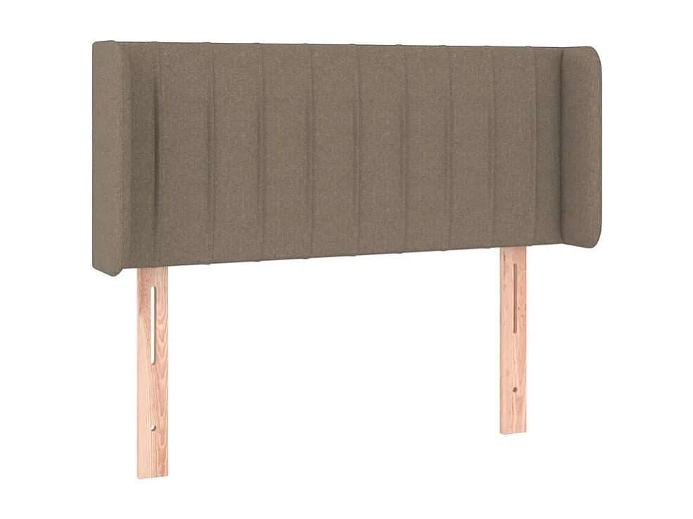 Tête de lit à LED Taupe 93x16x78-88 Tissu