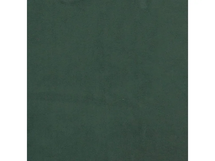 Tête de lit avec oreilles Vert foncé 203x23x118-128 Velours