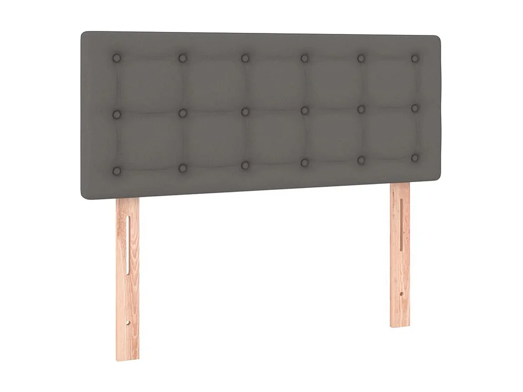 Tête de lit à LED Gris 90x5x78-88 Similicuir