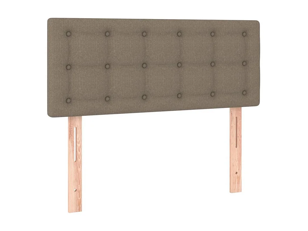 Tête de lit à LED Taupe 80x5x78-88 Tissu
