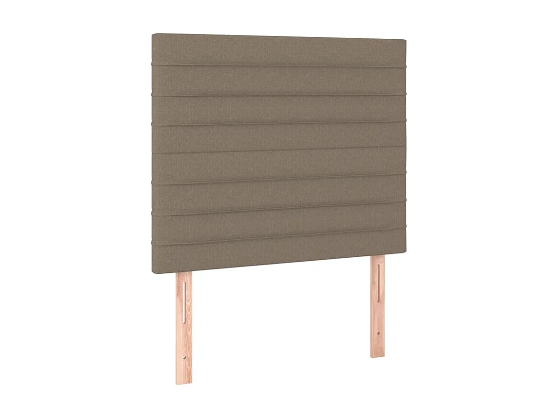 Tête de lit à LED Taupe 80x5x118-128 Tissu