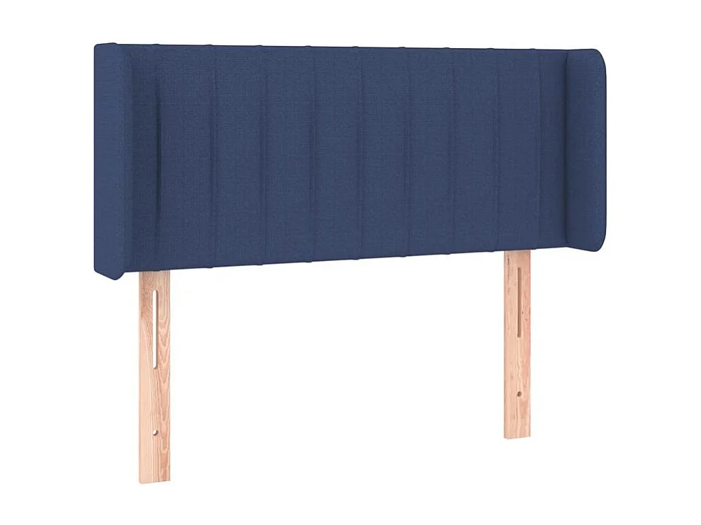 Tête de lit à LED Bleu 103x16x78-88 Tissu