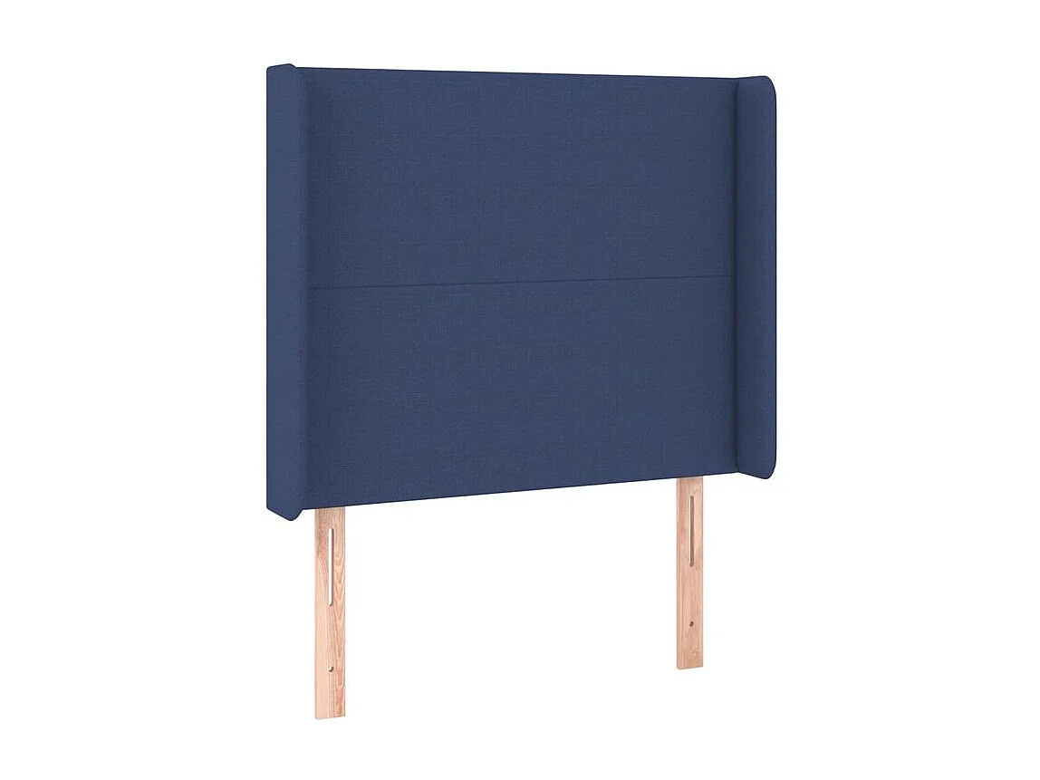 Tête de lit à LED Bleu 93x16x118-128 Tissu