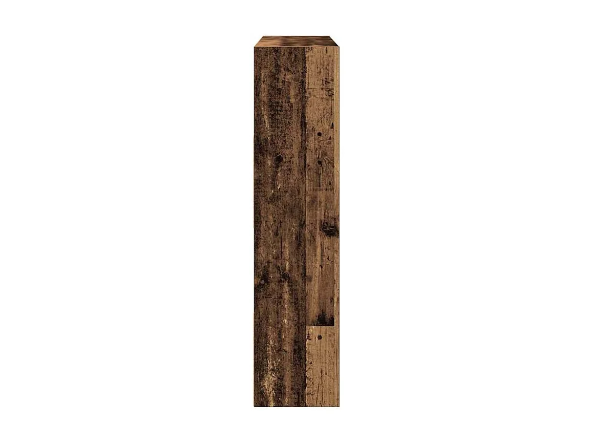 Bibliothèque séparateur en bois Vogua 105cm - Moderne et polyvalente-Marron noisette