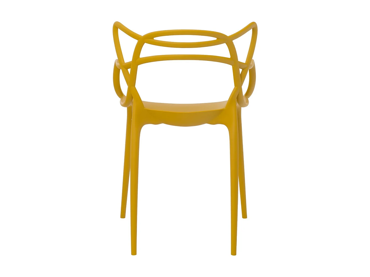 Chaise avec accoudoir BELIANO premium - Intérieur et extérieur-Jaune curry