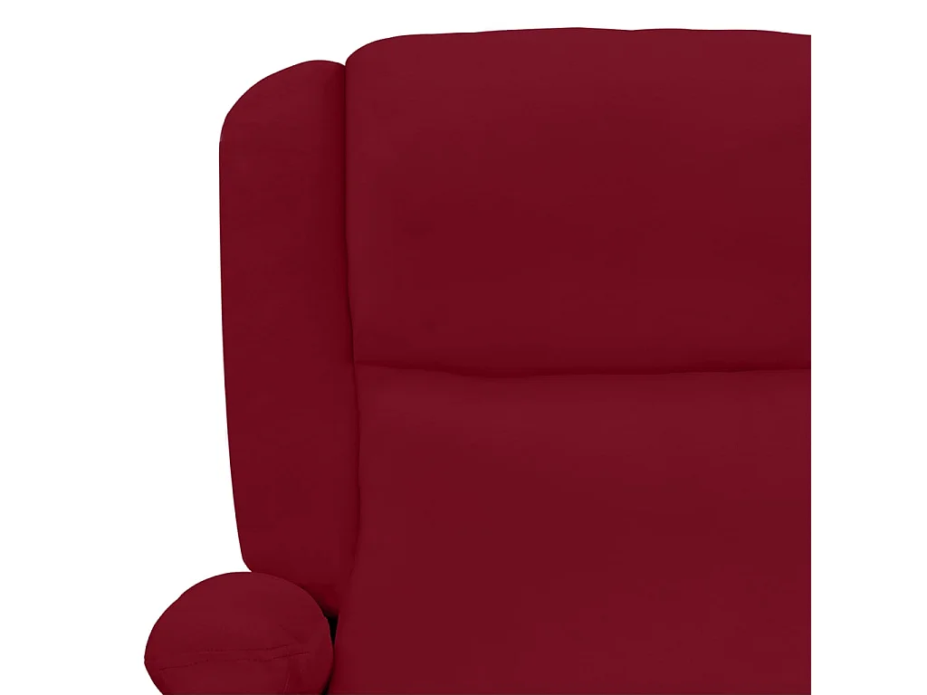Fauteuil inclinable électrique Bordeaux Velours