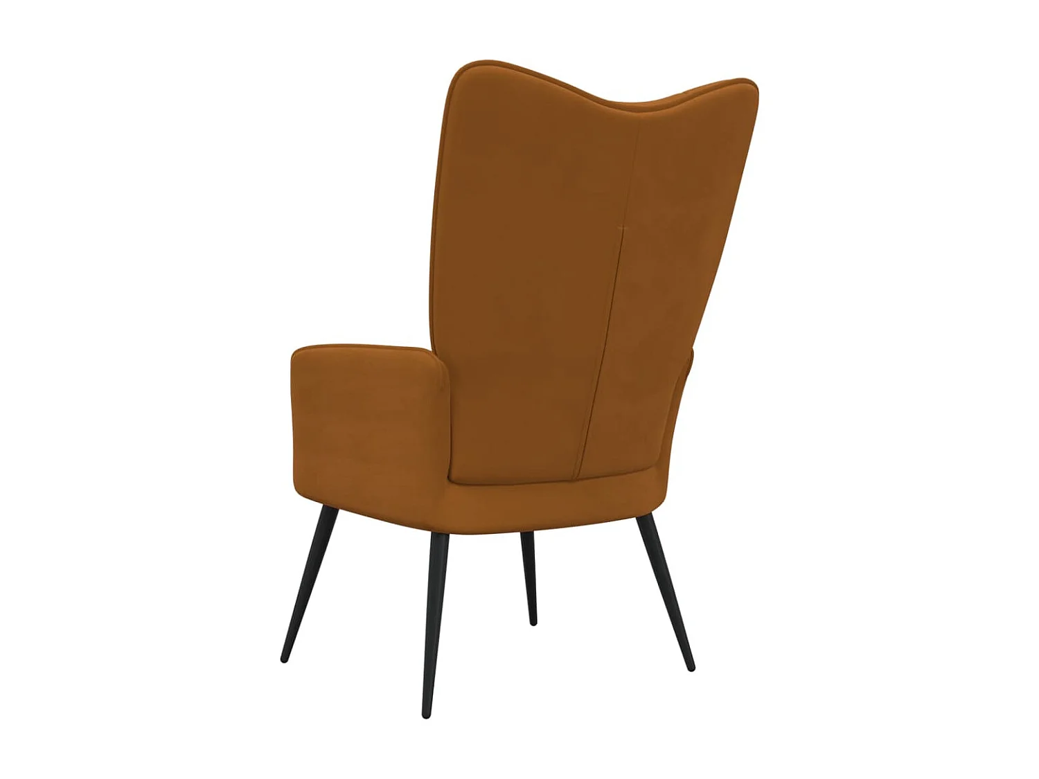 Chaise de relaxation Marron Velours 13