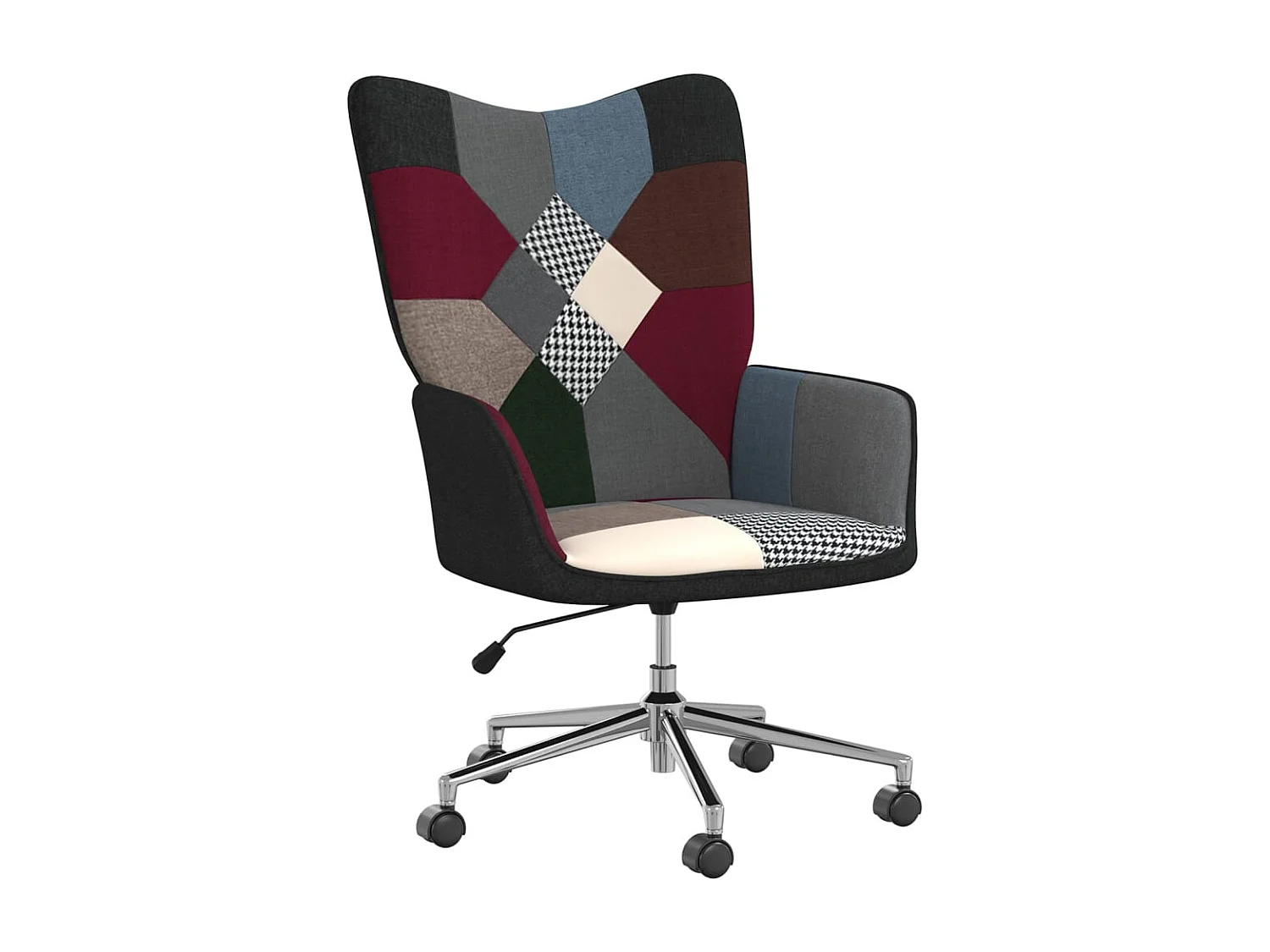 Chaise de relaxation Patchwork Tissu 10