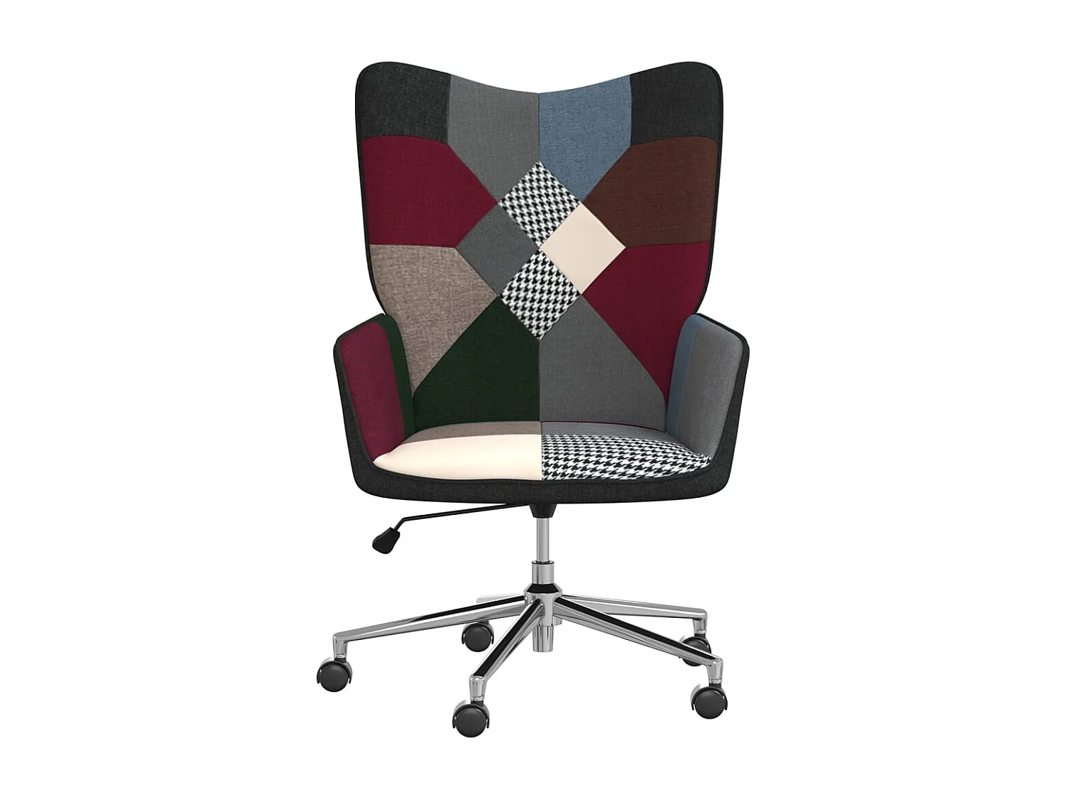 Chaise de relaxation Patchwork Tissu 10