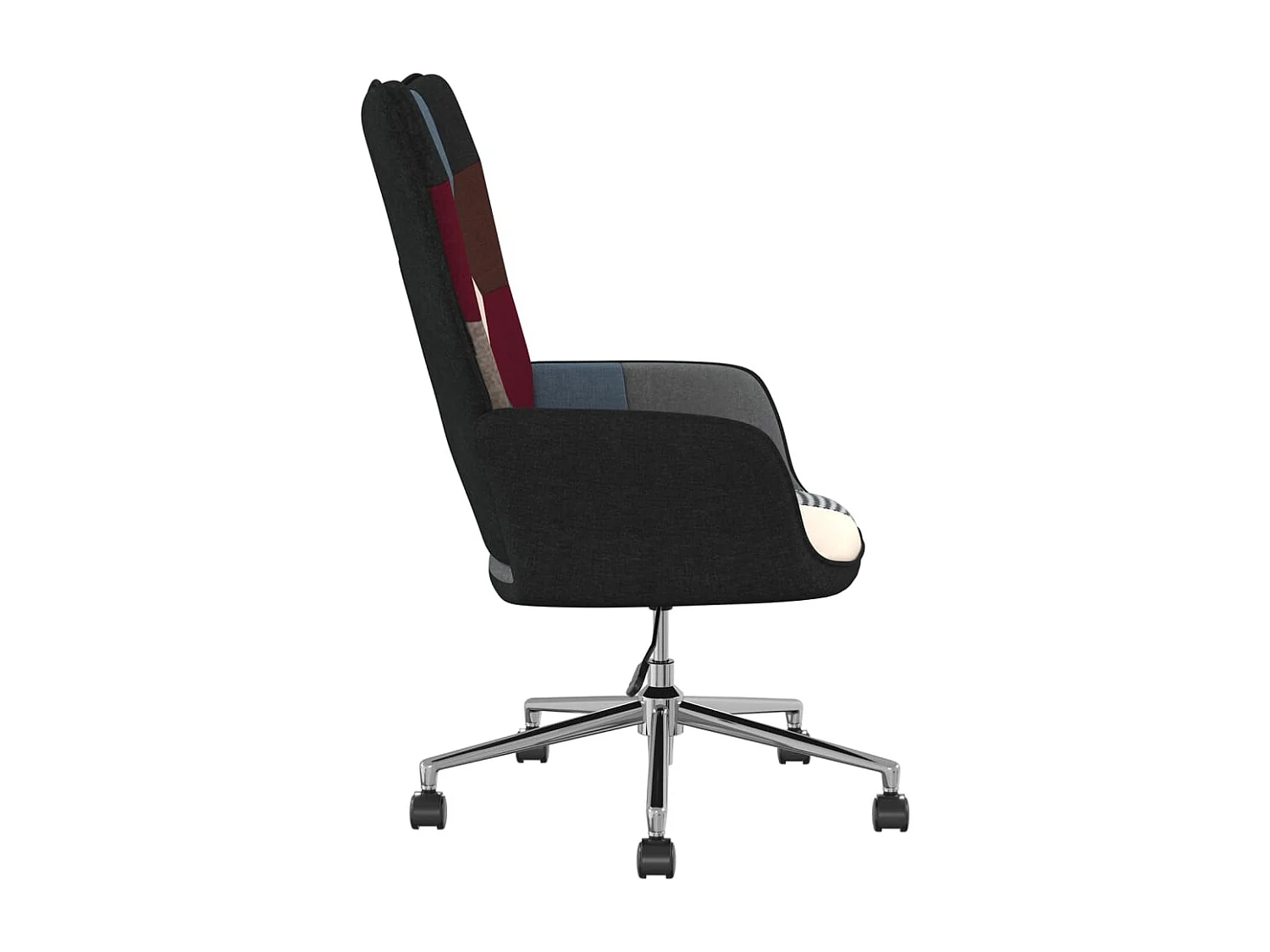 Chaise de relaxation Patchwork Tissu 10