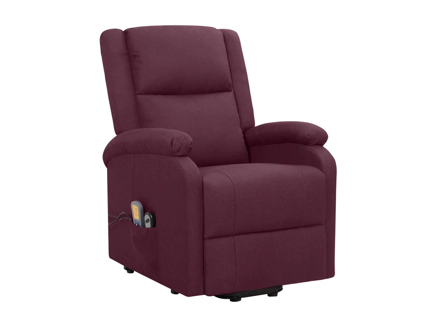 Fauteuil de relaxation relevable électrique en tissu Lonka-Gris clair