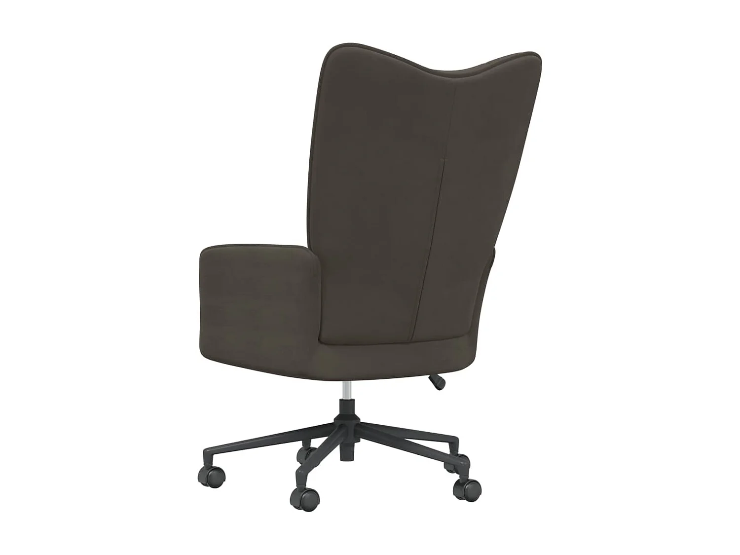 Chaise de relaxation Gris foncé Velours 4
