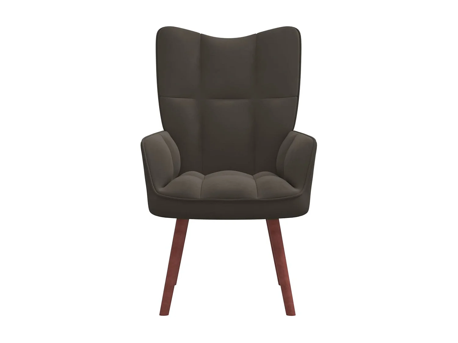 Chaise de relaxation Gris foncé Velours 3
