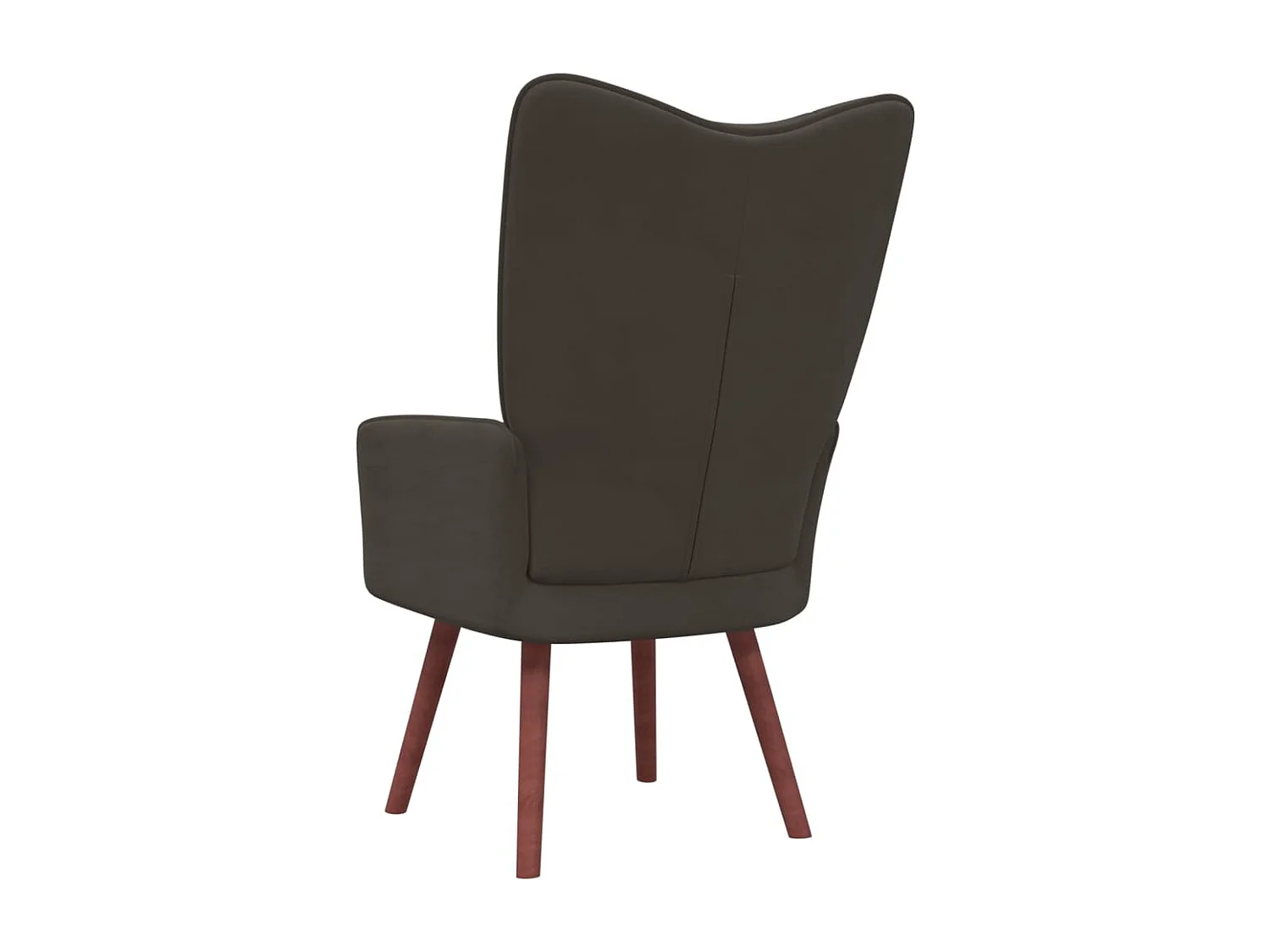 Chaise de relaxation Gris foncé Velours 3