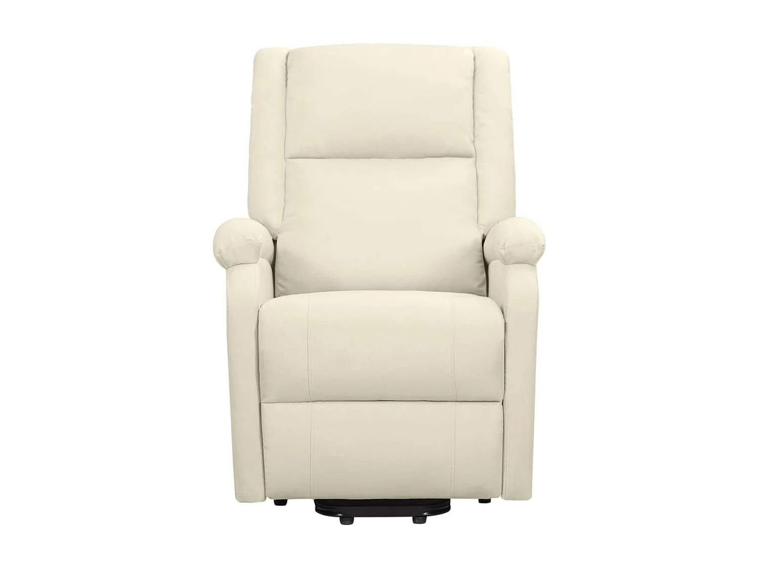 Fauteuil de relaxation relevable électrique en tissu Lonka-Crème