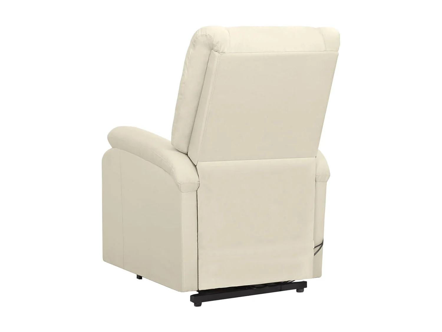 Fauteuil de relaxation relevable électrique en tissu Lonka-Crème