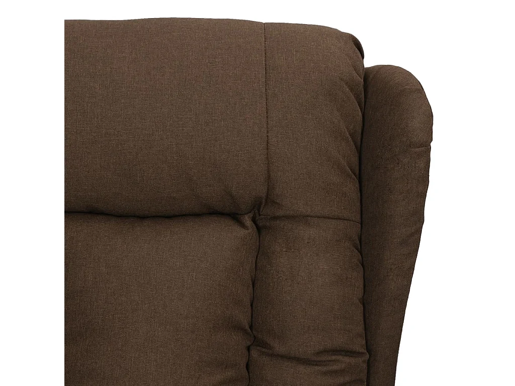 Fauteuil inclinable Marron Tissu 7
