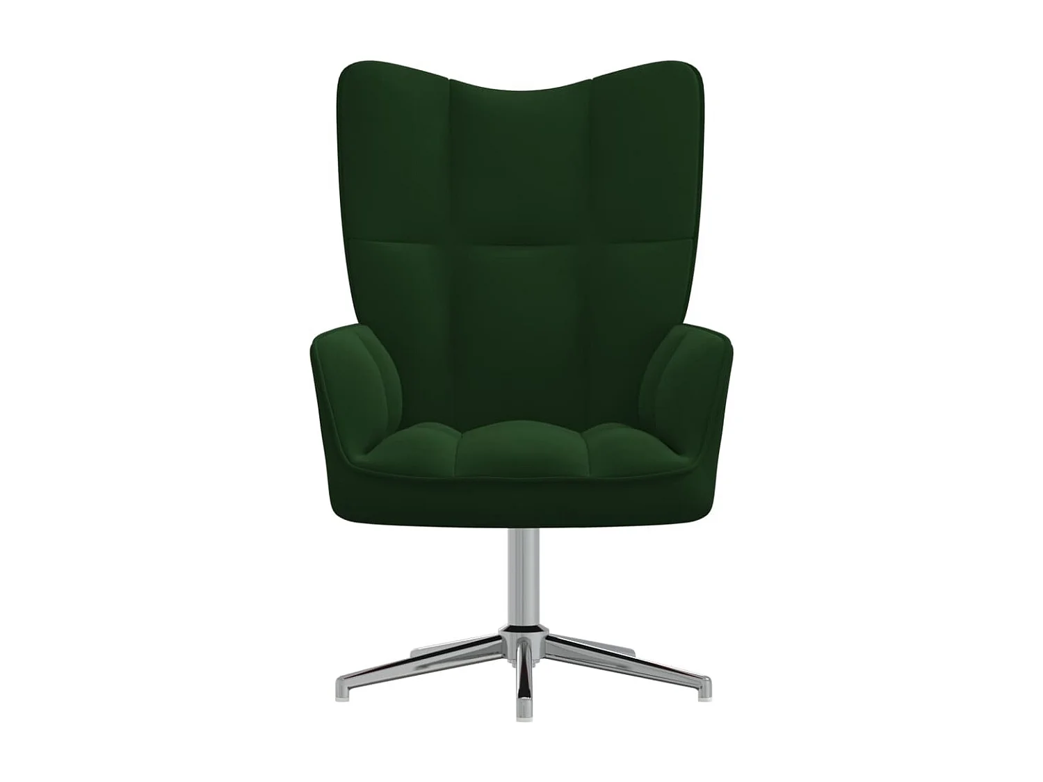 Chaise de relaxation Vert foncé Velours 3